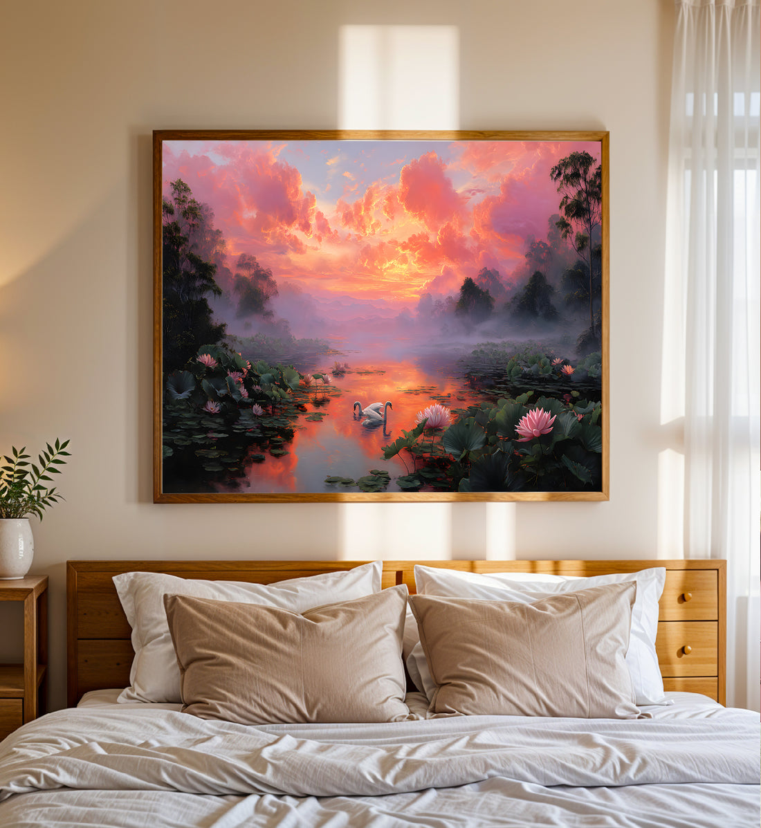 Crimson Sky at Dawn