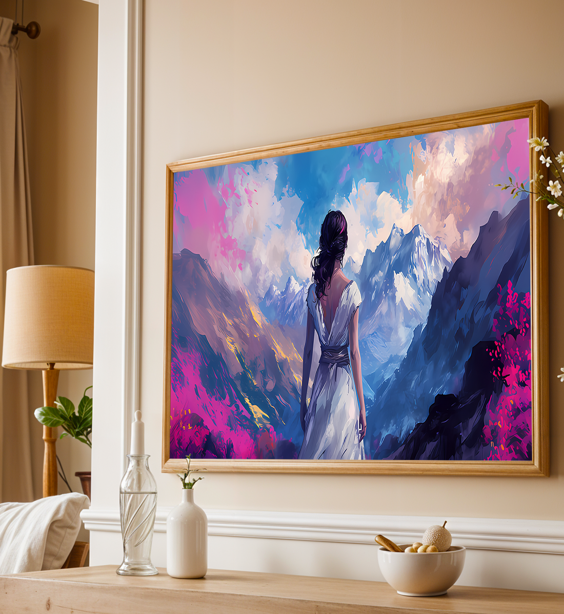 Pink Sky Mountains