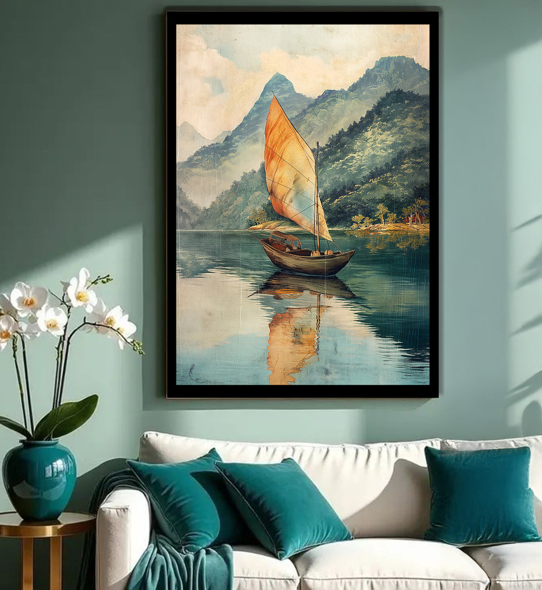 The Lone Sailboat