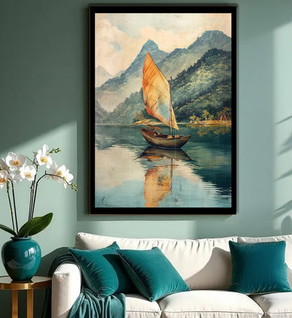 The Lone Sailboat