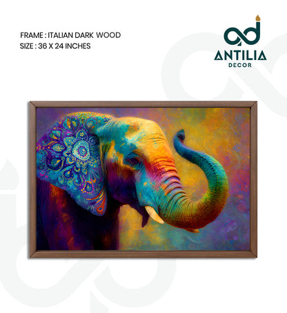 Elephants-The Painted Trunk