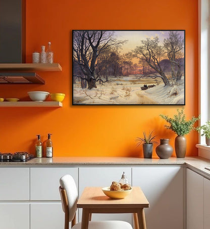 Sunset in the Woods