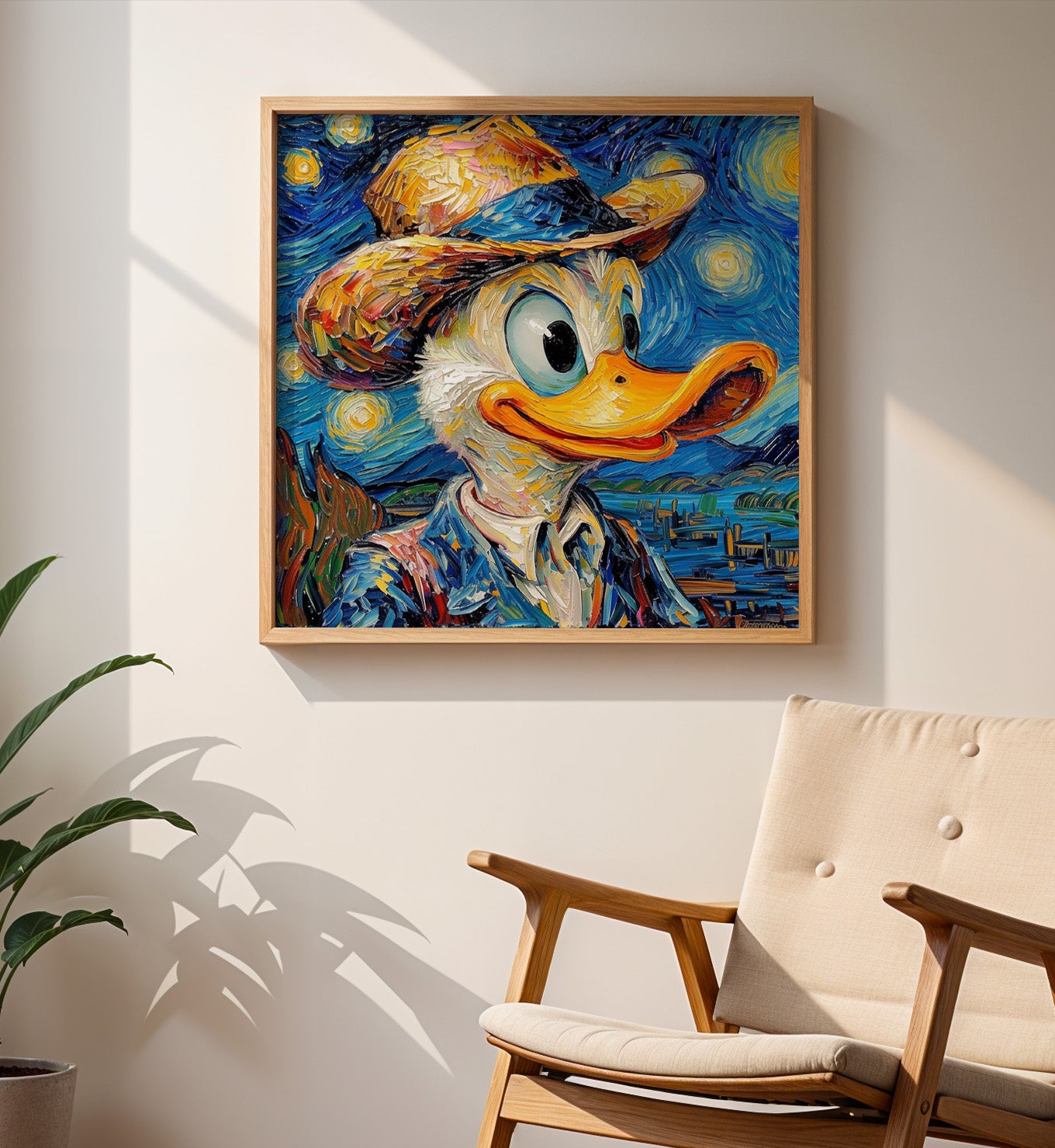 The Starry Night Duck
