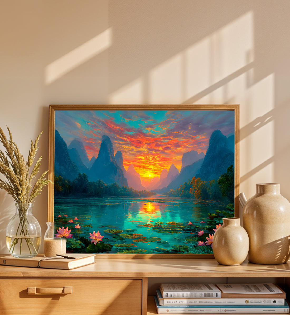 Lotus Sunset