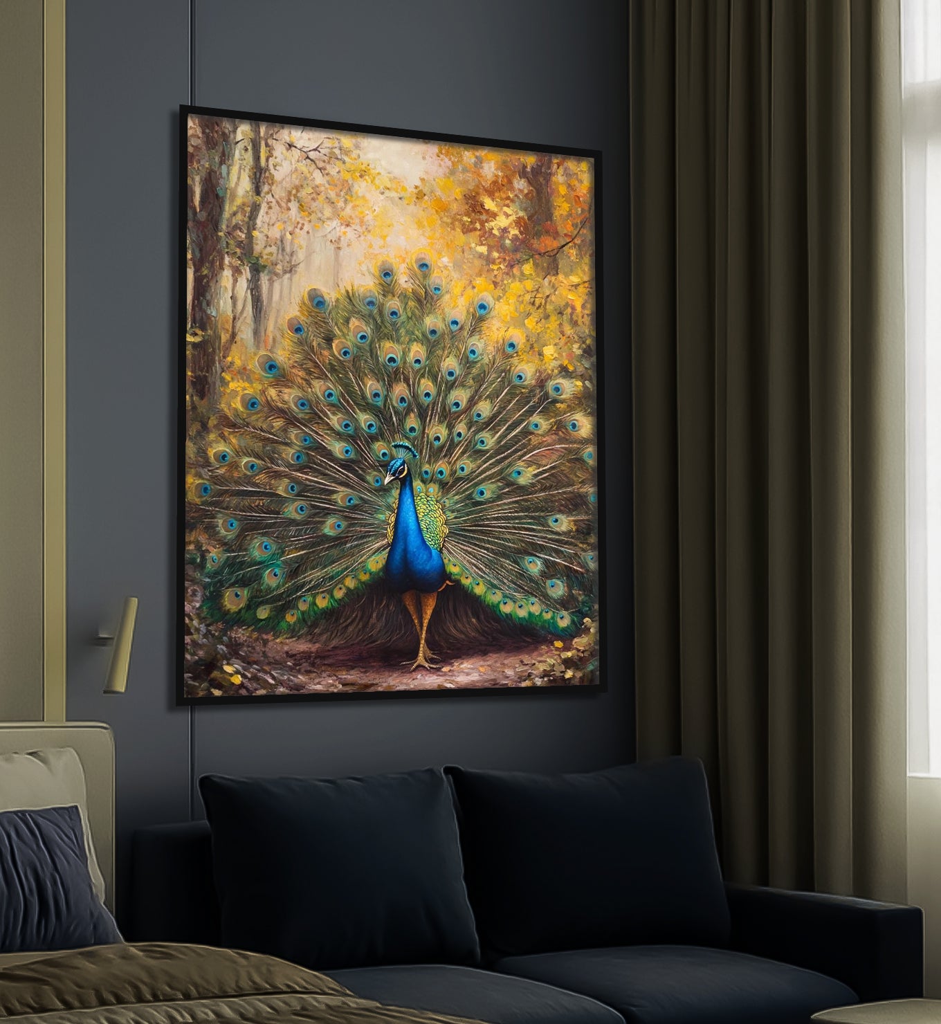 Peacock- Radiant Display