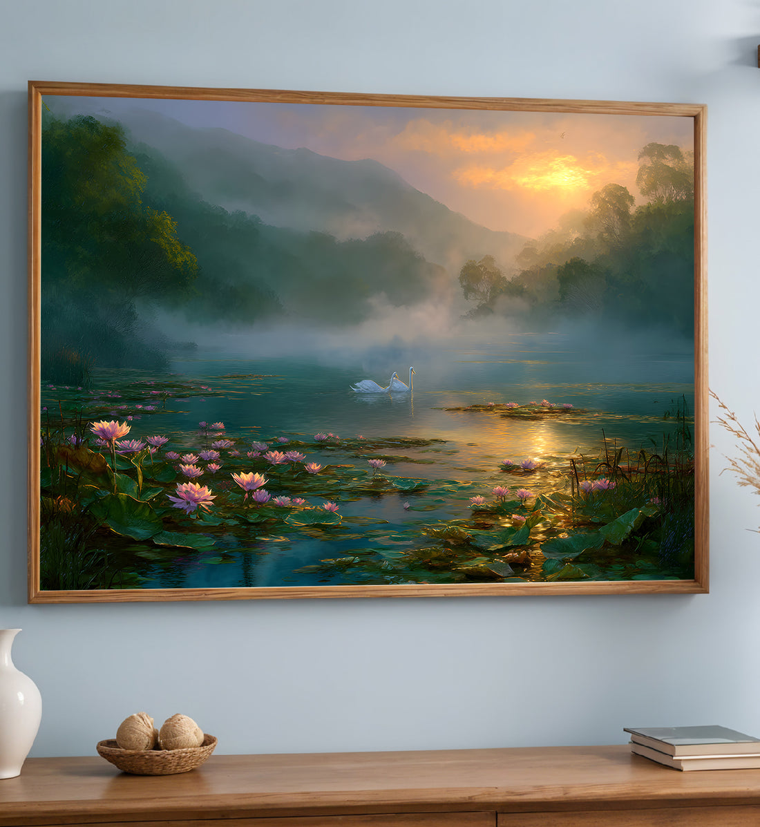 Misty Morning Embrace