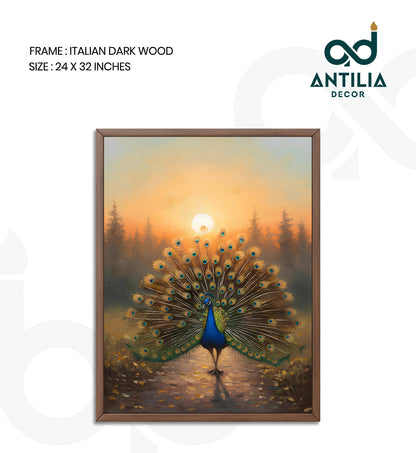 Peacock- Sunlit Display