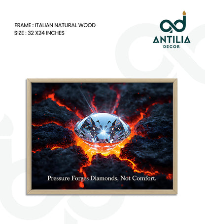 Pressure Forges Diamonds, Not Comfort