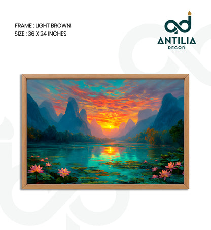 Lotus Sunset