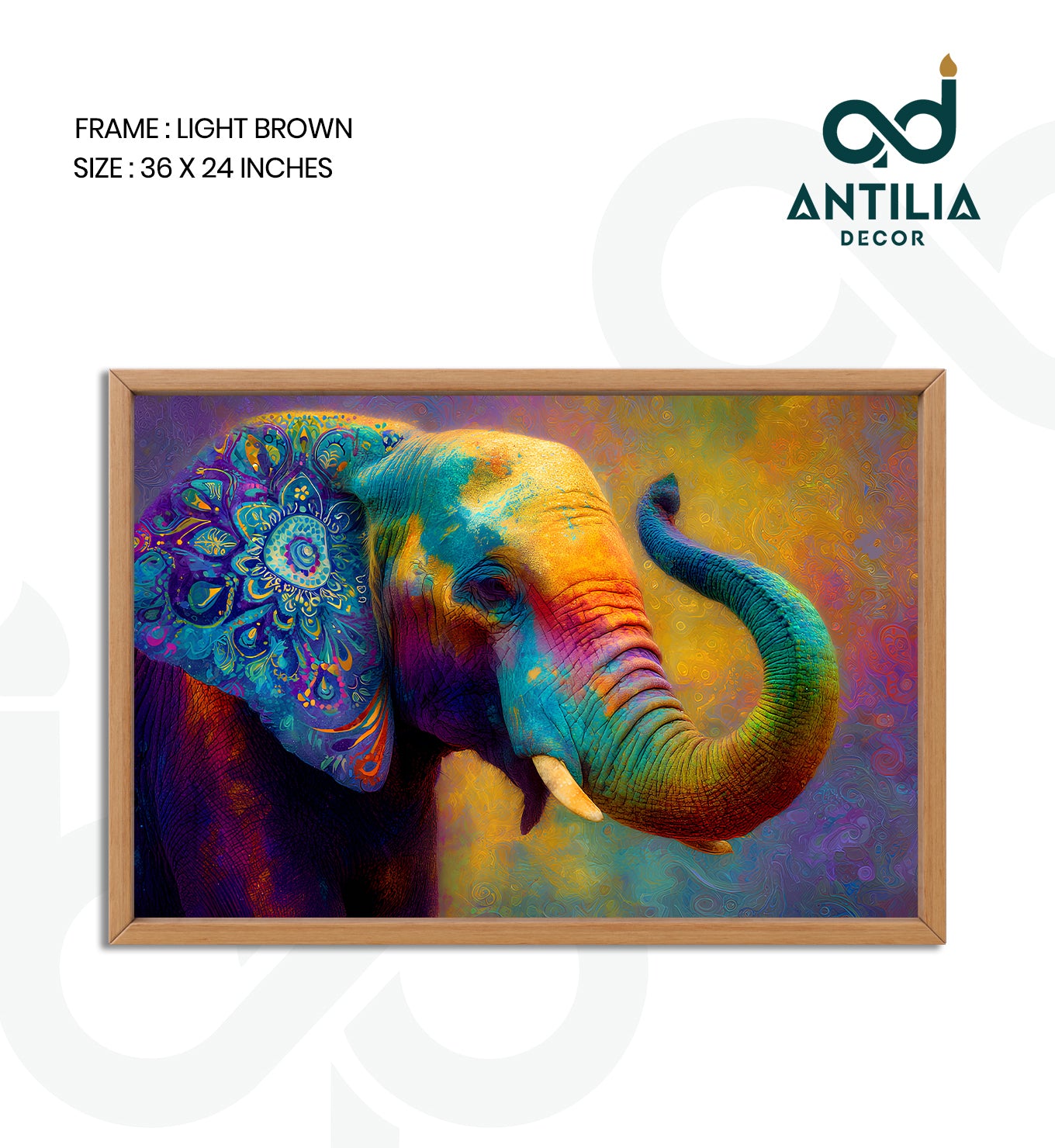 Elephants-The Painted Trunk