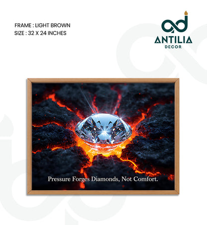 Pressure Forges Diamonds, Not Comfort