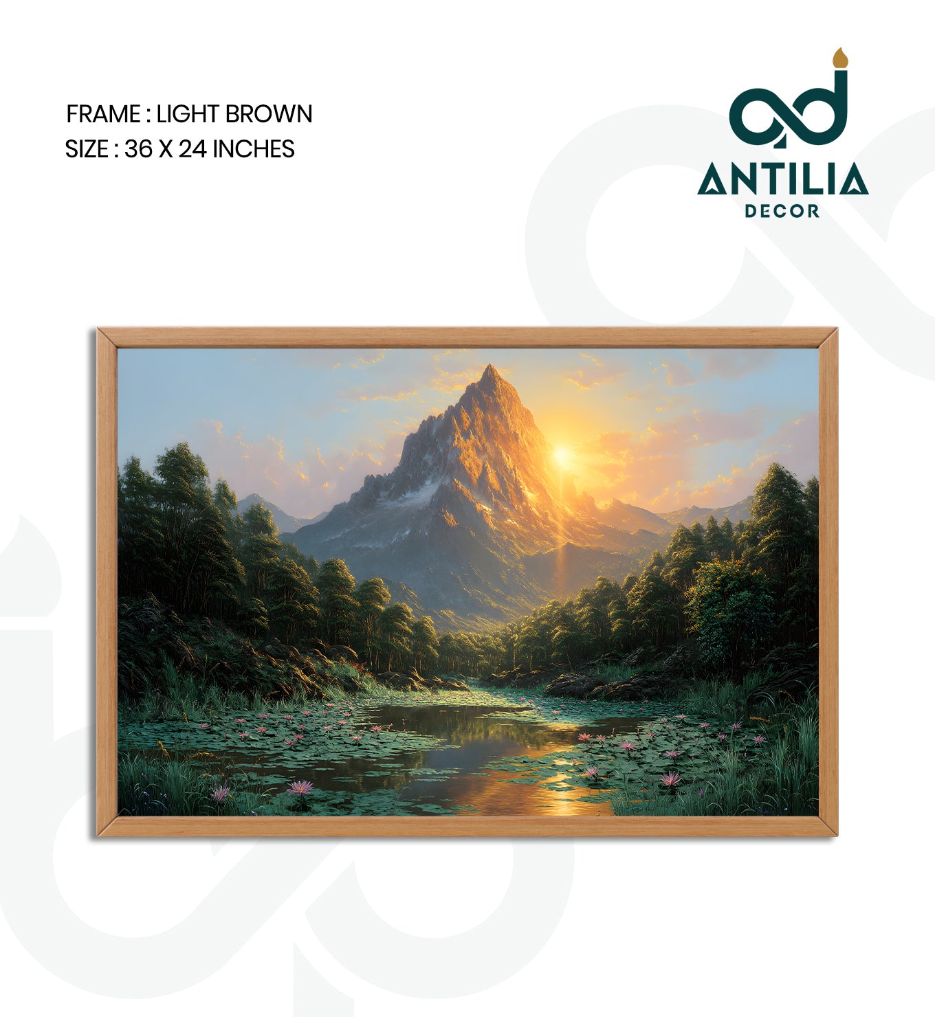 Lily Pond at Dawn