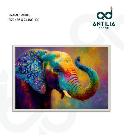 Elephants-The Painted Trunk