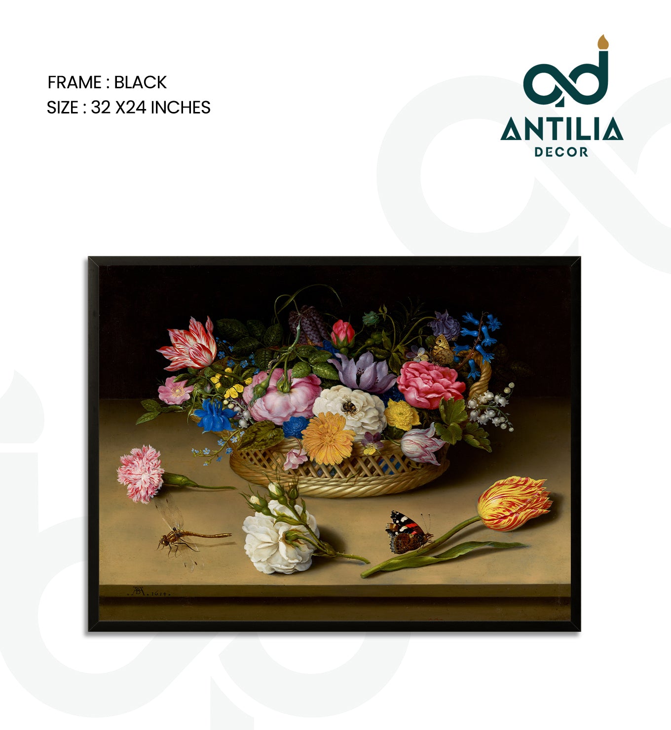 Flower Still Life (1614) Ambrosius Bosschaert the Elder