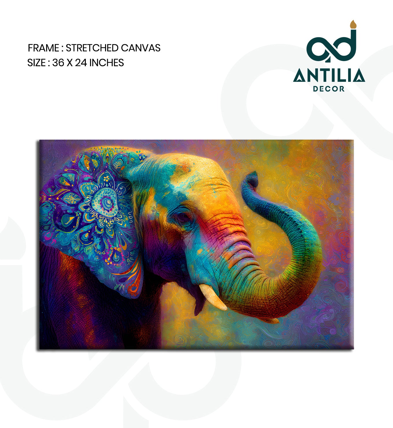 Elephants-The Painted Trunk