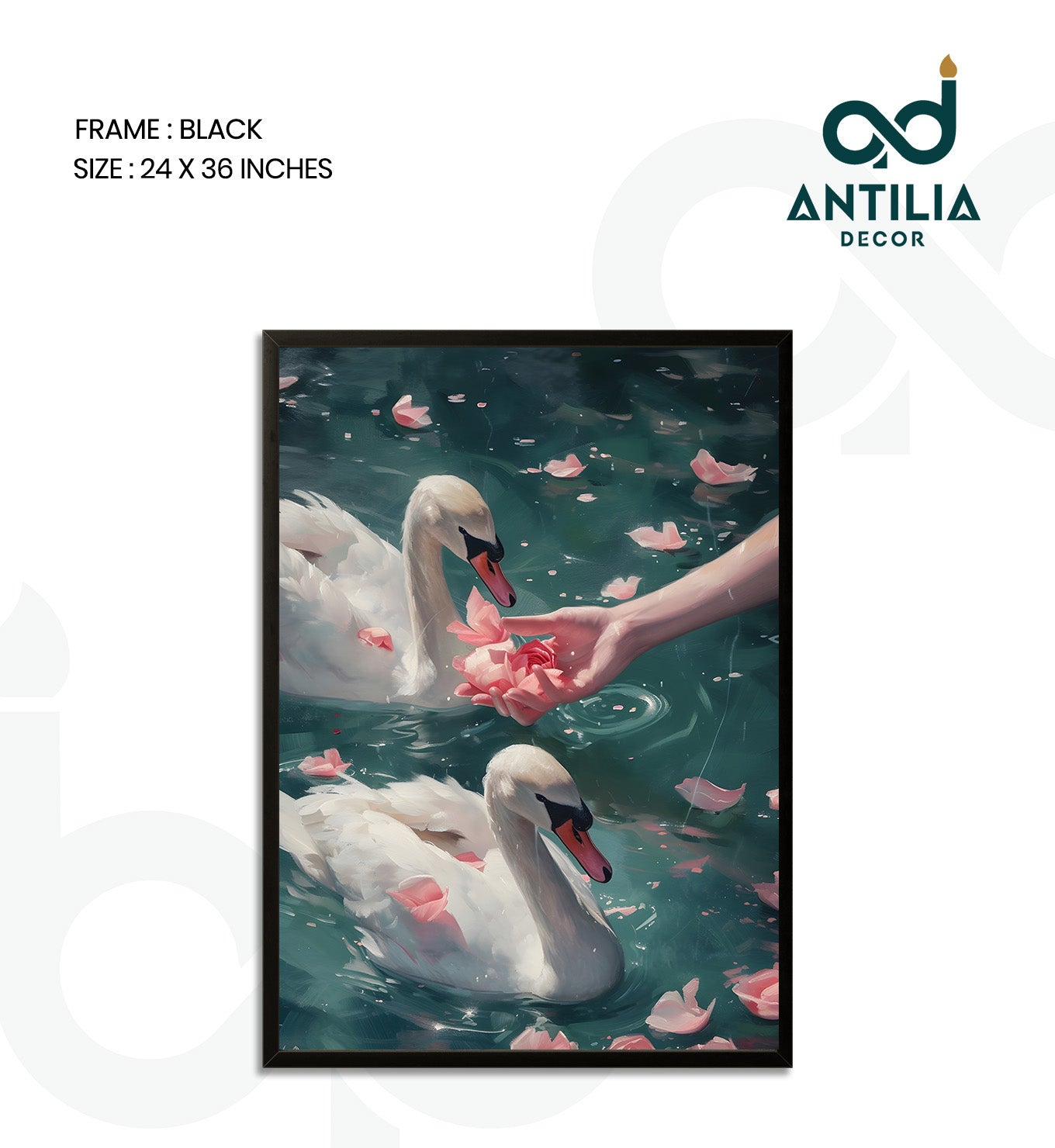 Swans and Roses