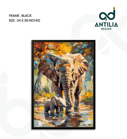 Elephants-Protector of the Young