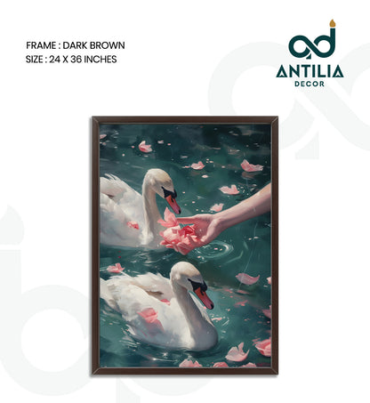 Swans and Roses
