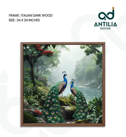 Peacock- Rainforest Royalty