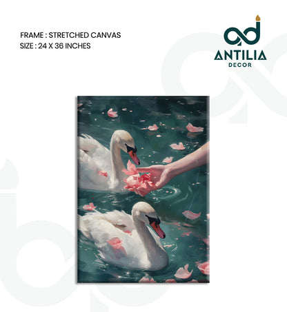 Swans and Roses