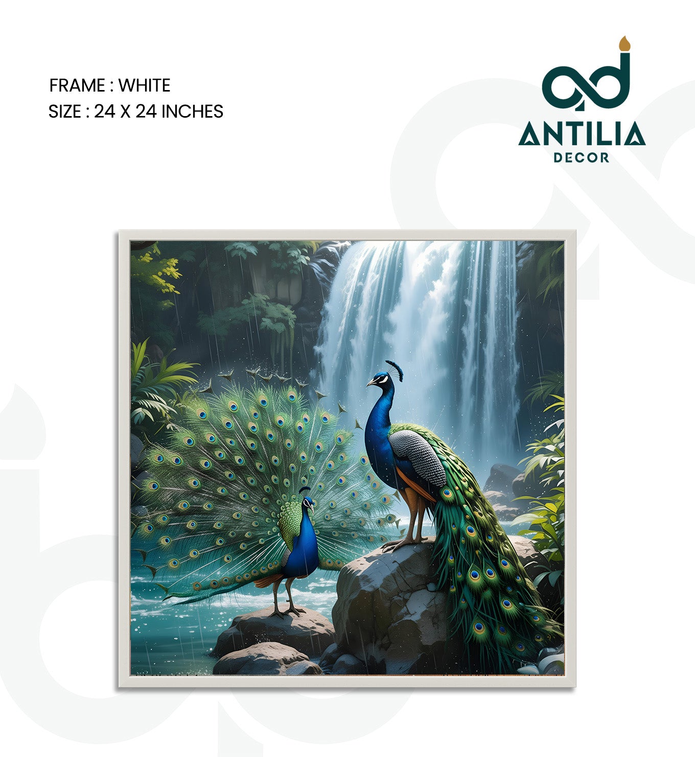 Peacock- Emerald Raindance